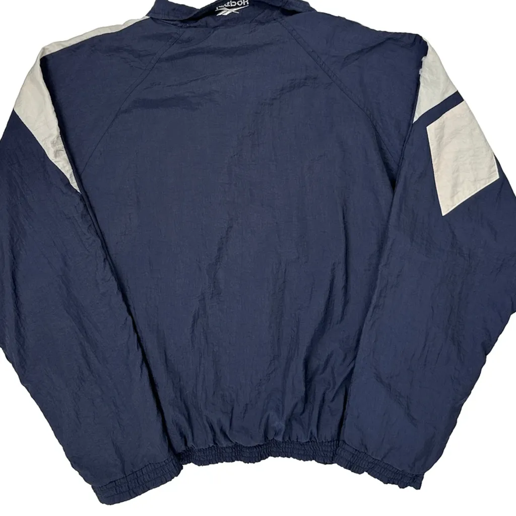 Reebok Windbreaker - XL Navy Nylon - Image 6