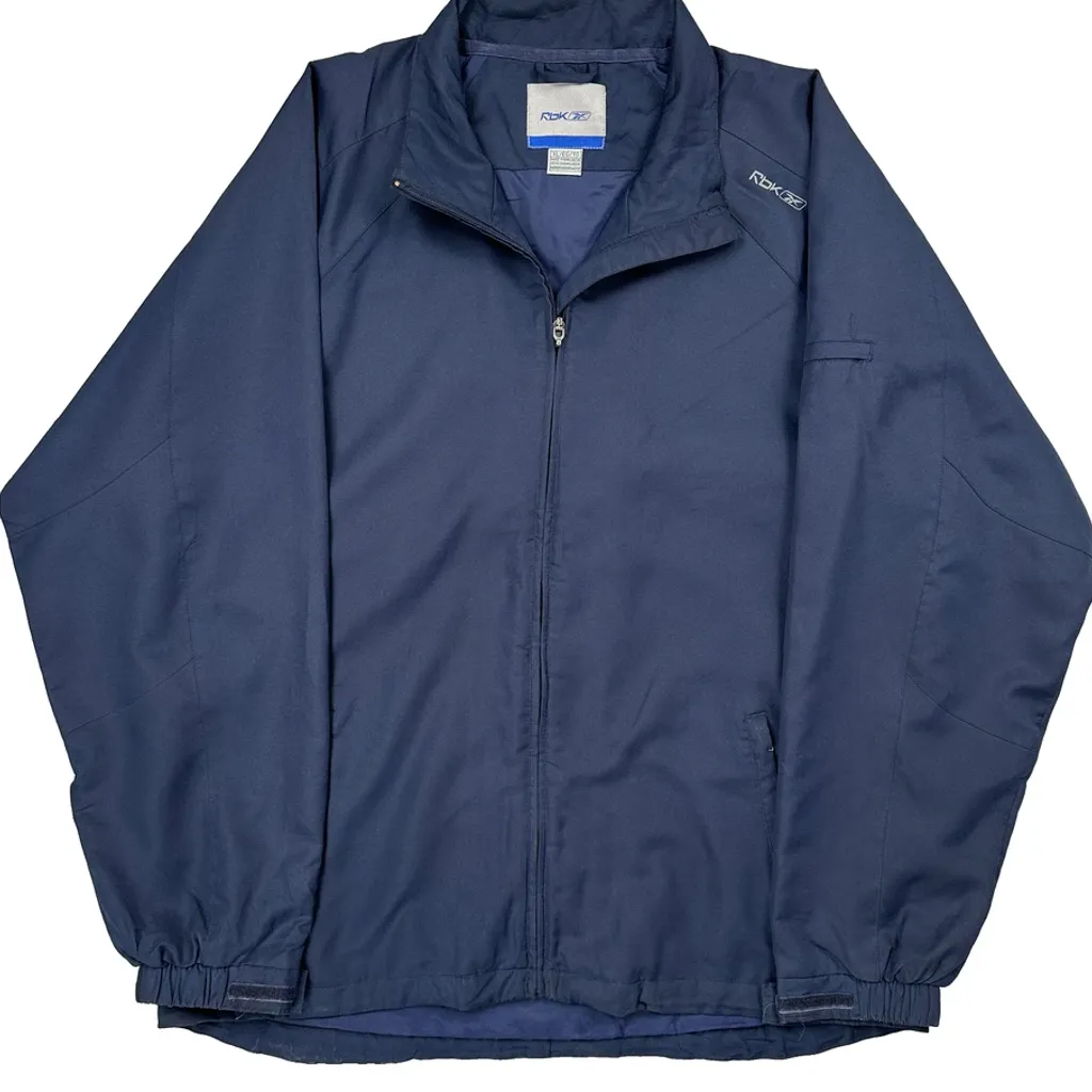 Reebok Windbreaker - XL Navy Polyester - Image 5