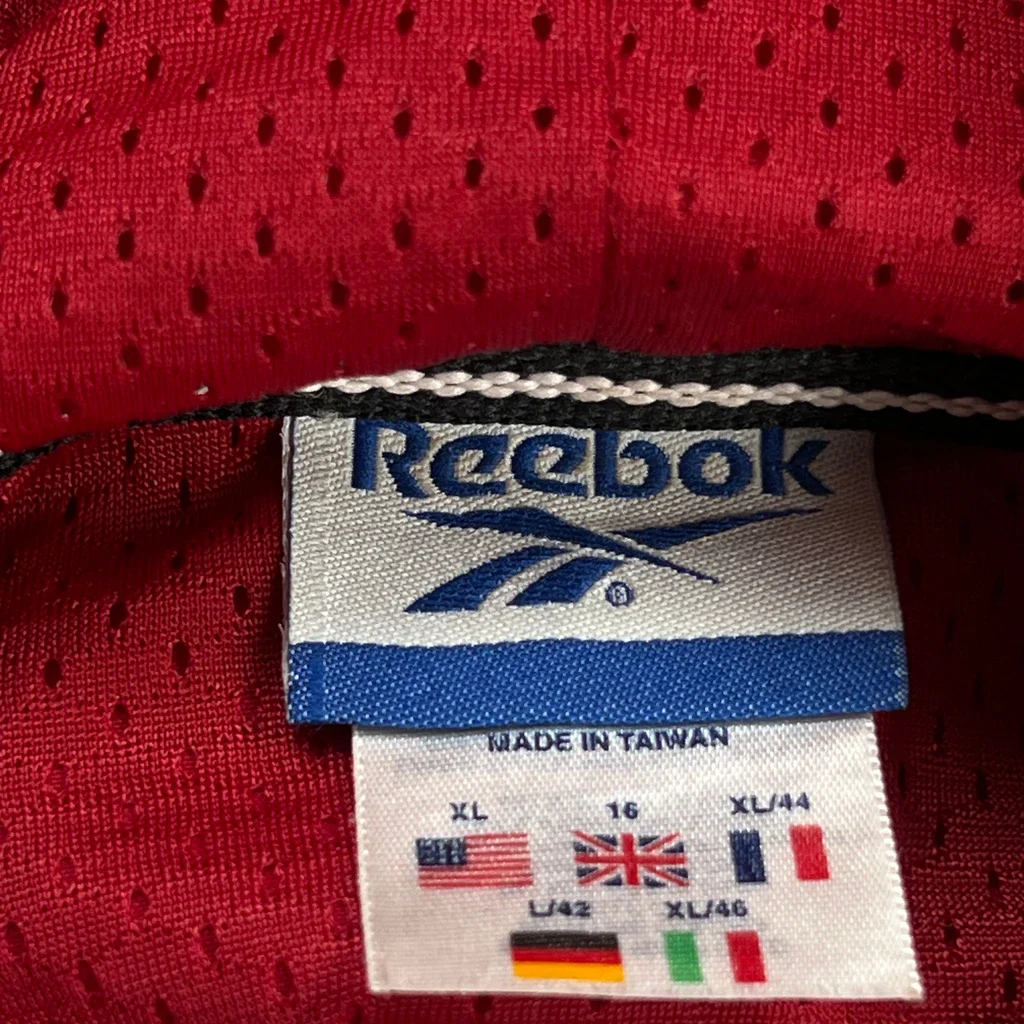 Reebok Windbreaker - XL Red Polyester - Image 3