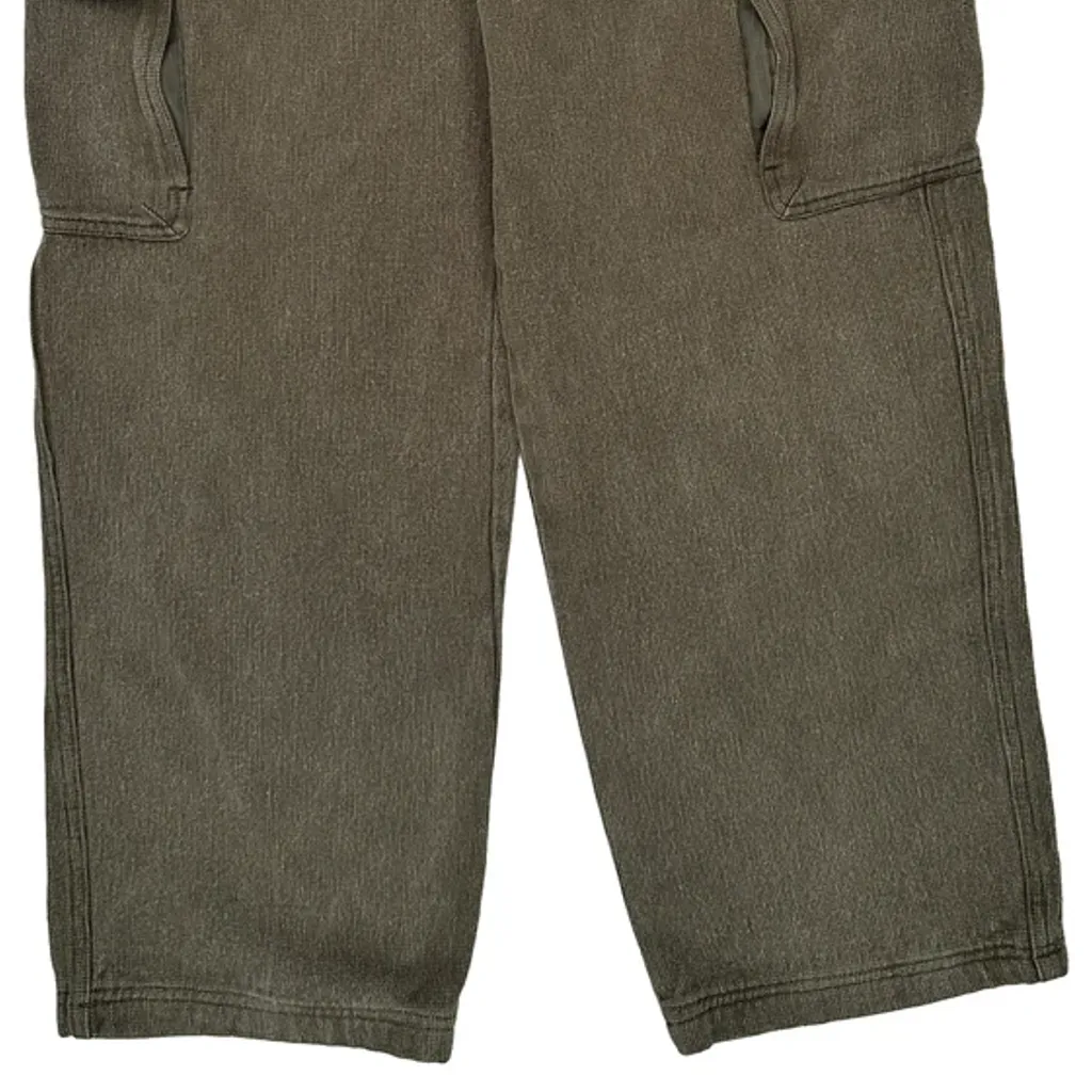 Rei Cargo Trousers - 32W 30L Brown Cotton - Image 9