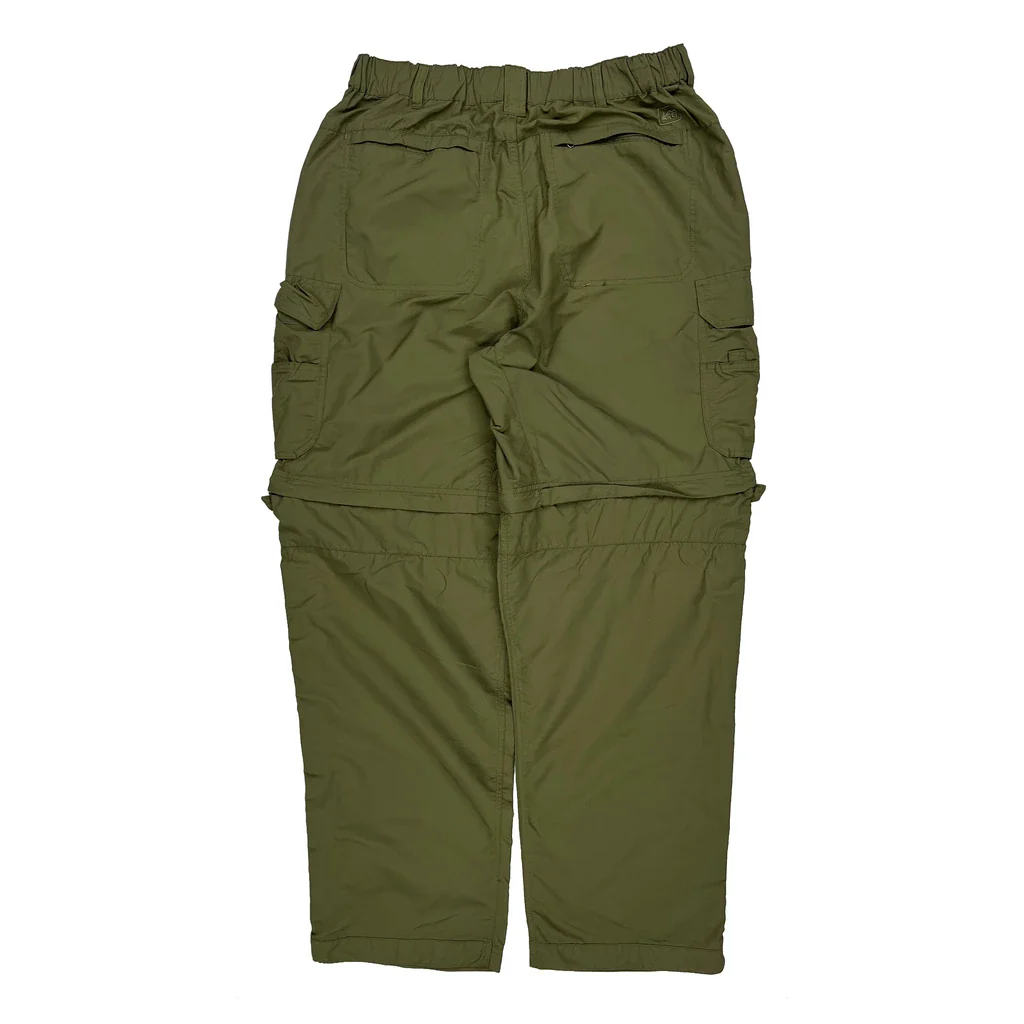 Rei Cargo Trousers - Large Green Nylon