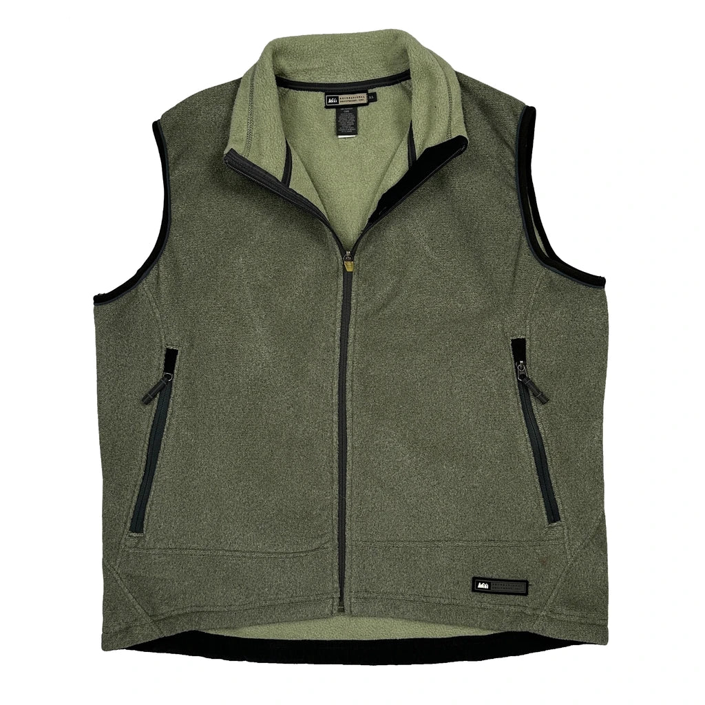 Rei Fleece Gilet - 2XL Green Polyester
