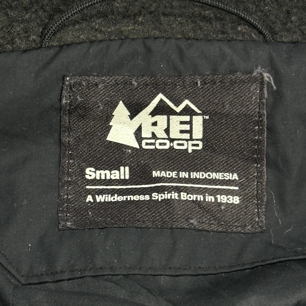 Rei Fleece Jacket - Small Black Polyester - Image 3