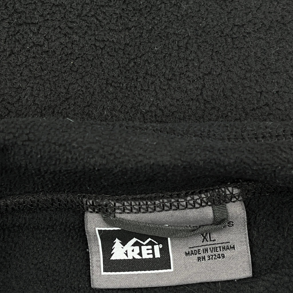 Rei Fleece Jacket - XL Black Polyester - Image 3