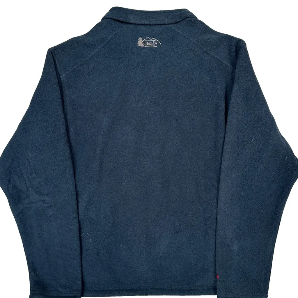 Rei Fleece Jacket - Large Blue Polyester - Image 7