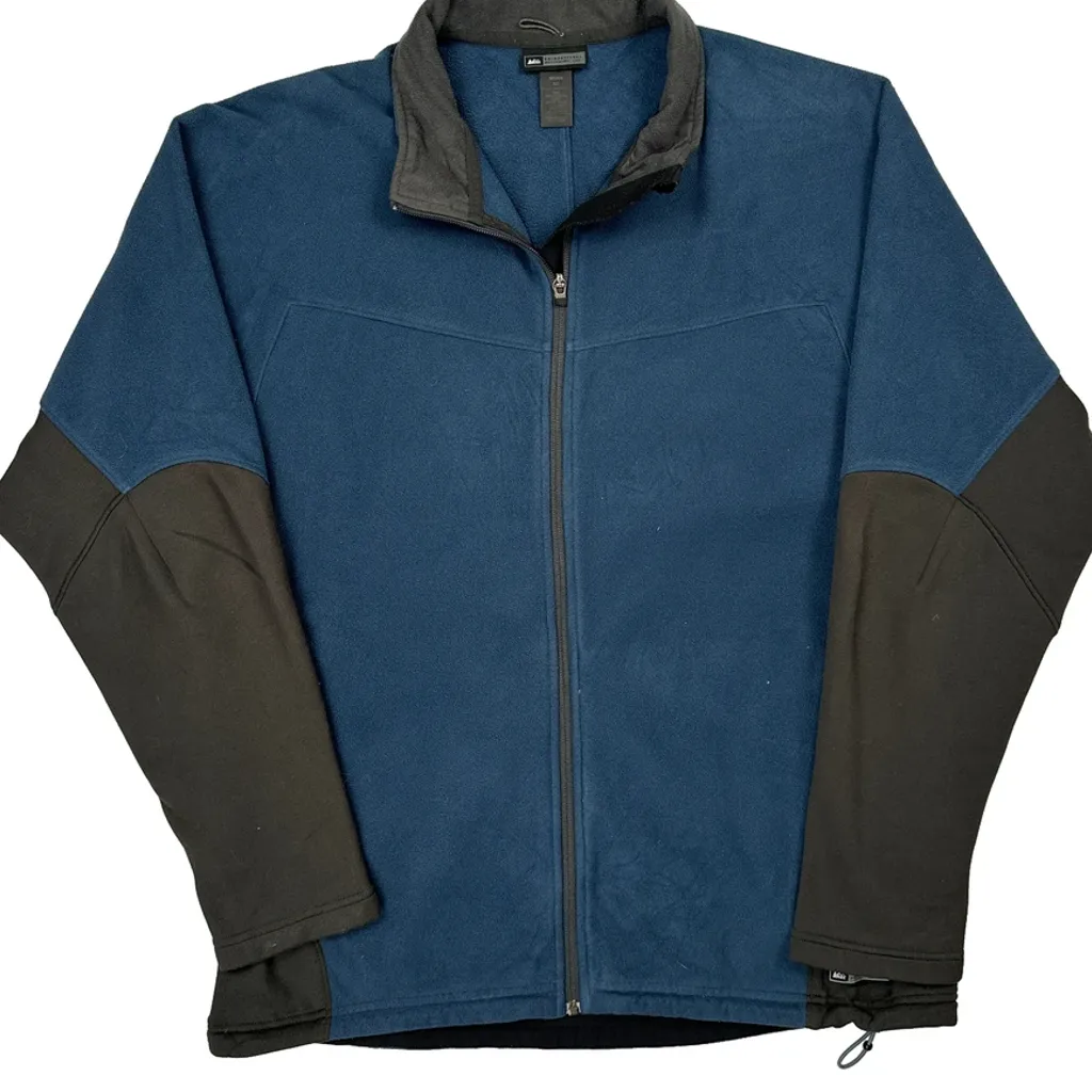 Rei Fleece Jacket - XL Blue Polyester - Image 5