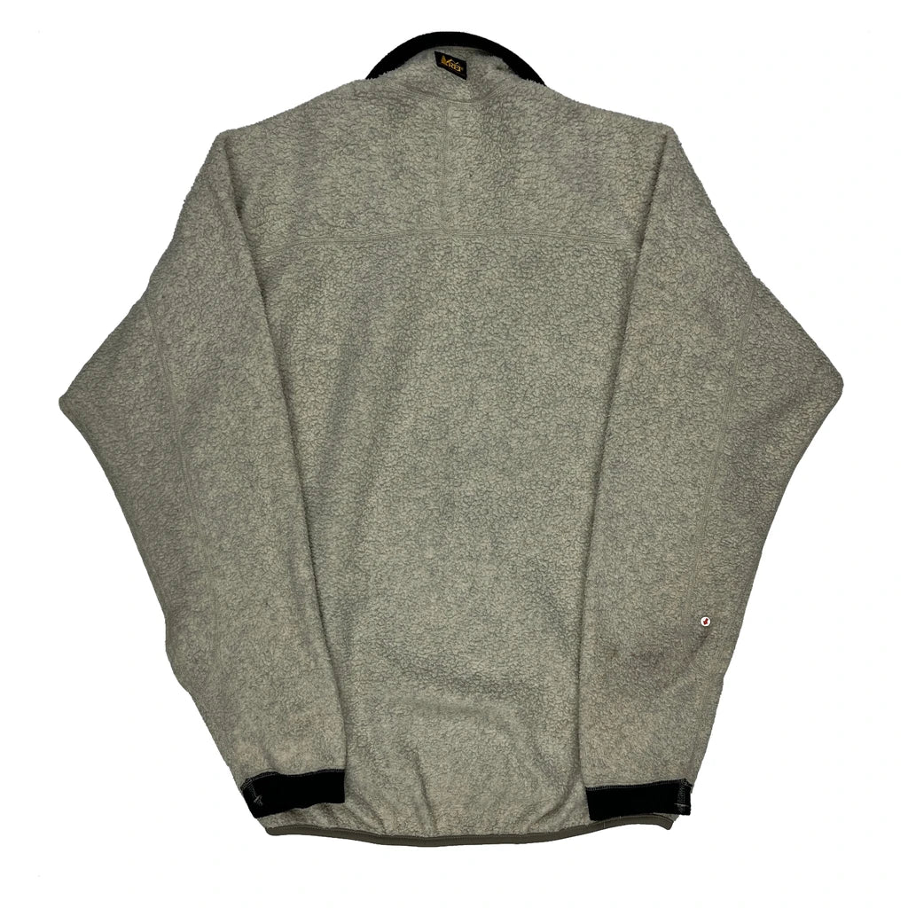 Rei Fleece Jacket - Small Grey Polyester - Image 2