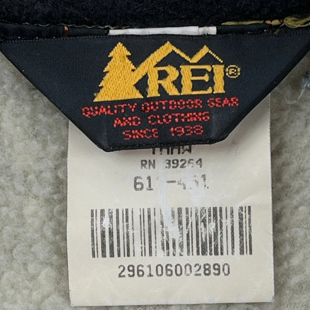 Rei Fleece Jacket - Small Grey Polyester - Image 4