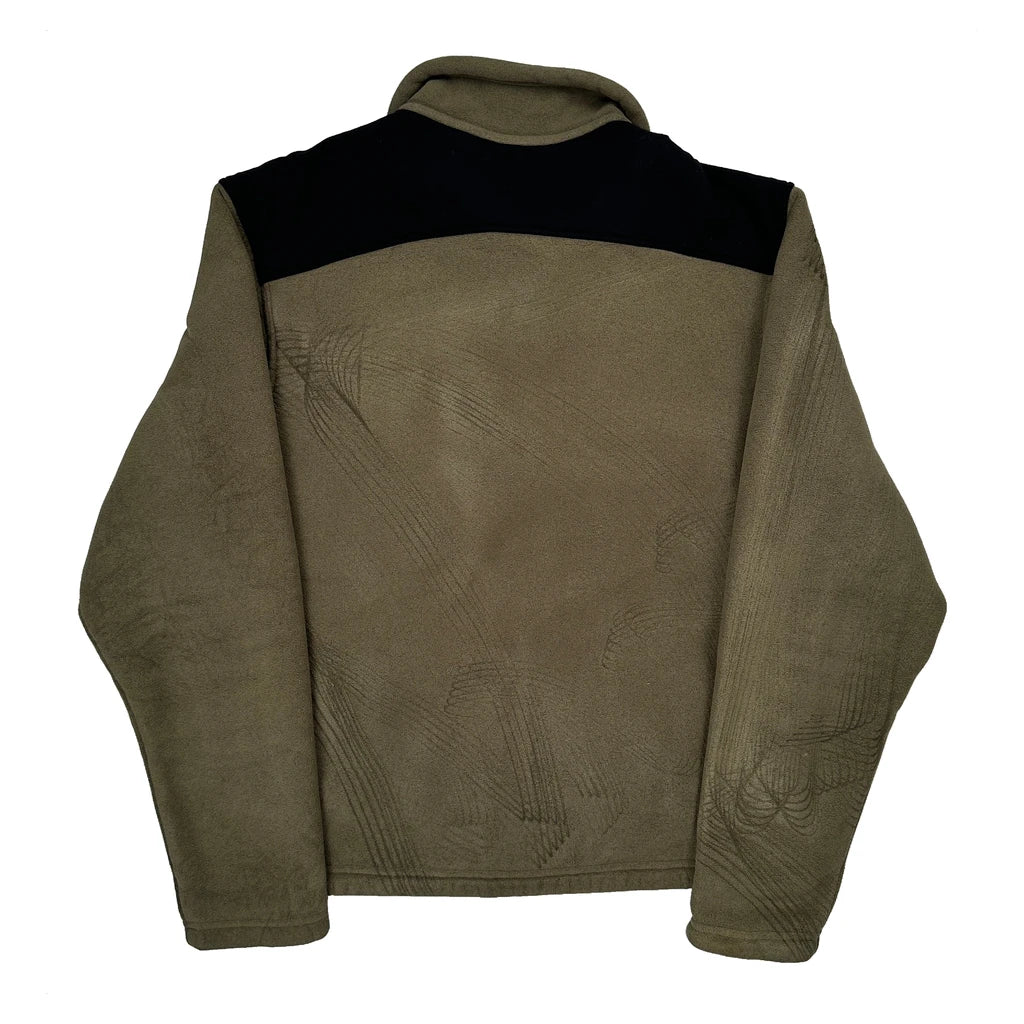 Rei Fleece Jacket - Small Khaki Polyester - Image 2
