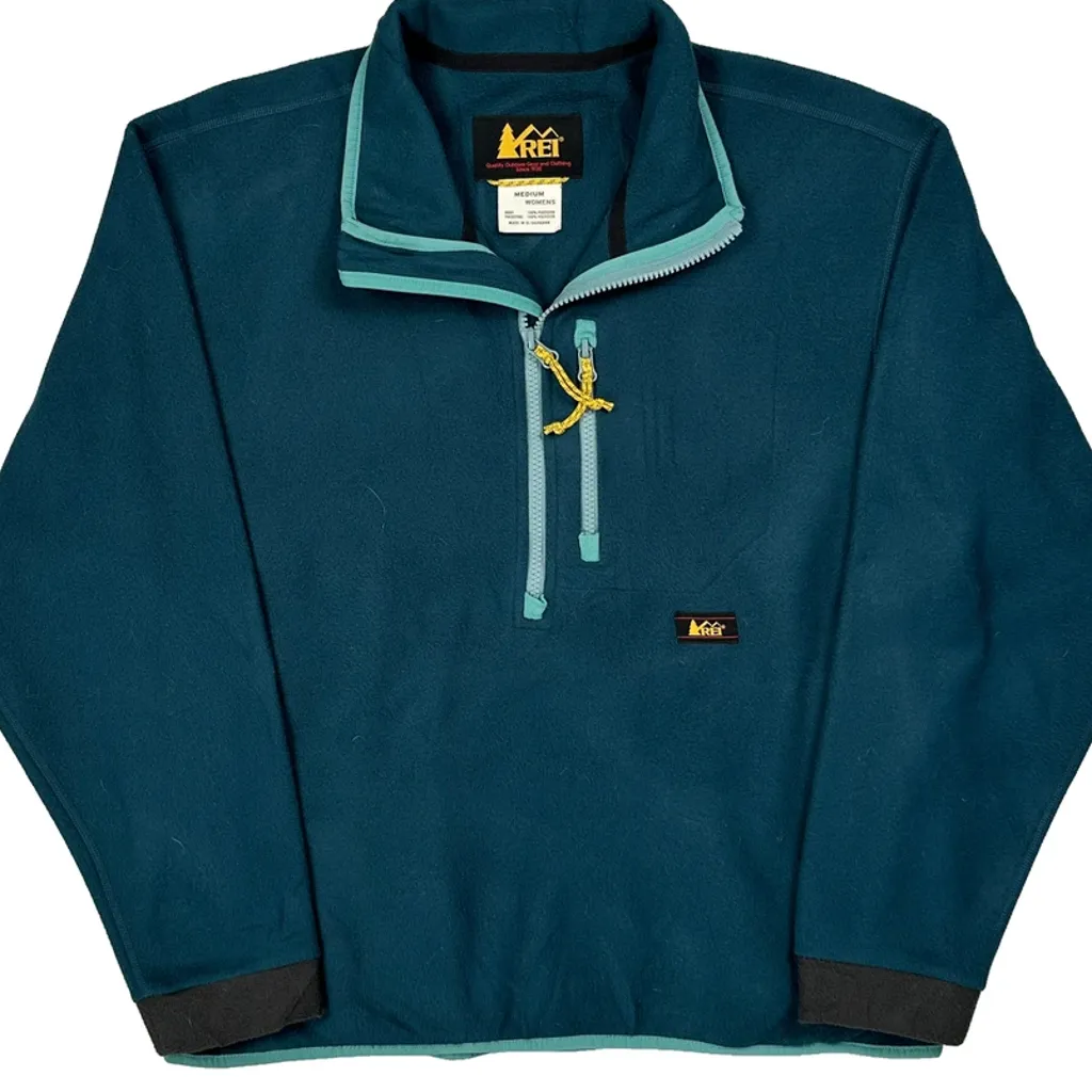 Rei Fleece - Medium Blue Polyester - Image 5