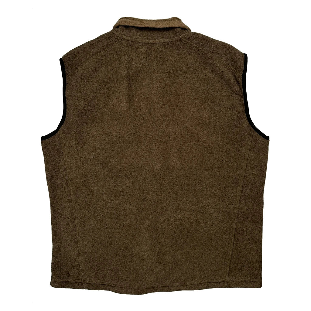 Rei Fleece Vest - XL Brown Polyester - Image 2