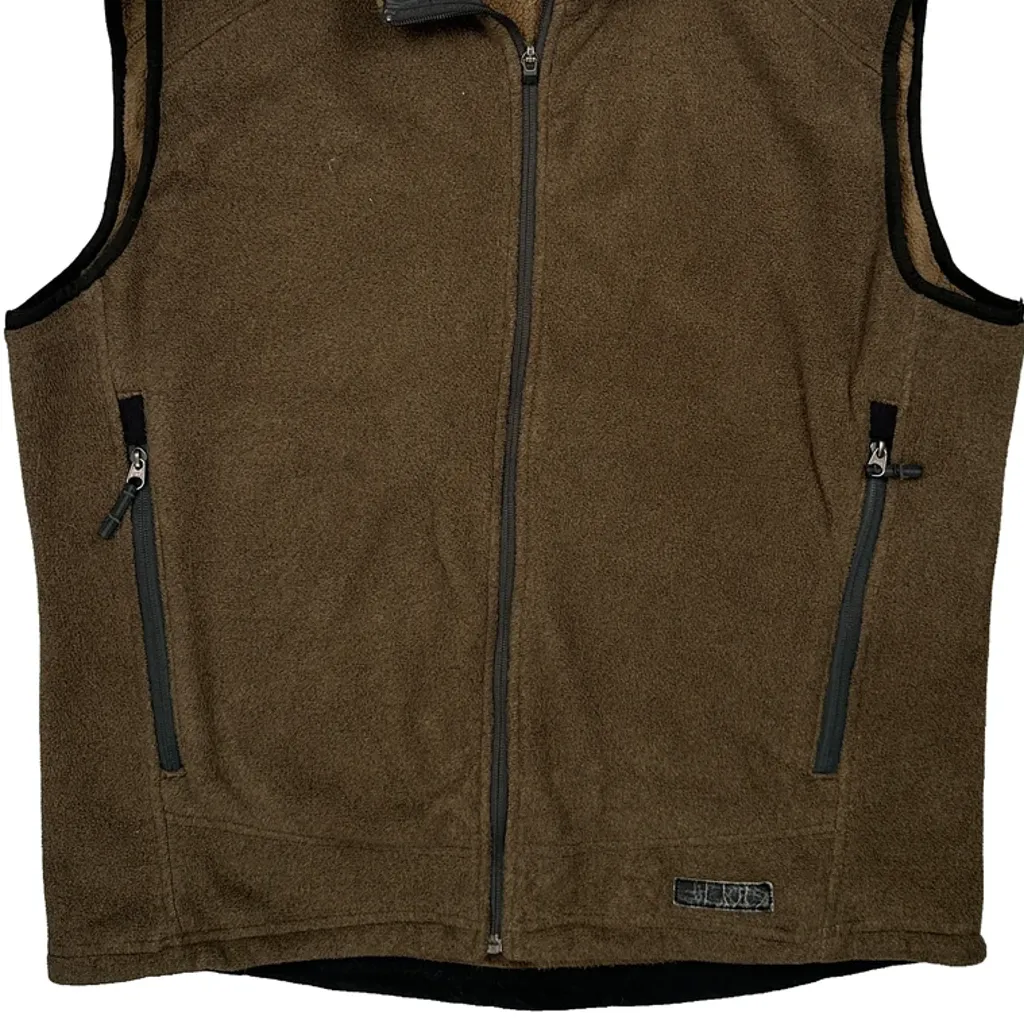 Rei Fleece Vest - XL Brown Polyester - Image 5