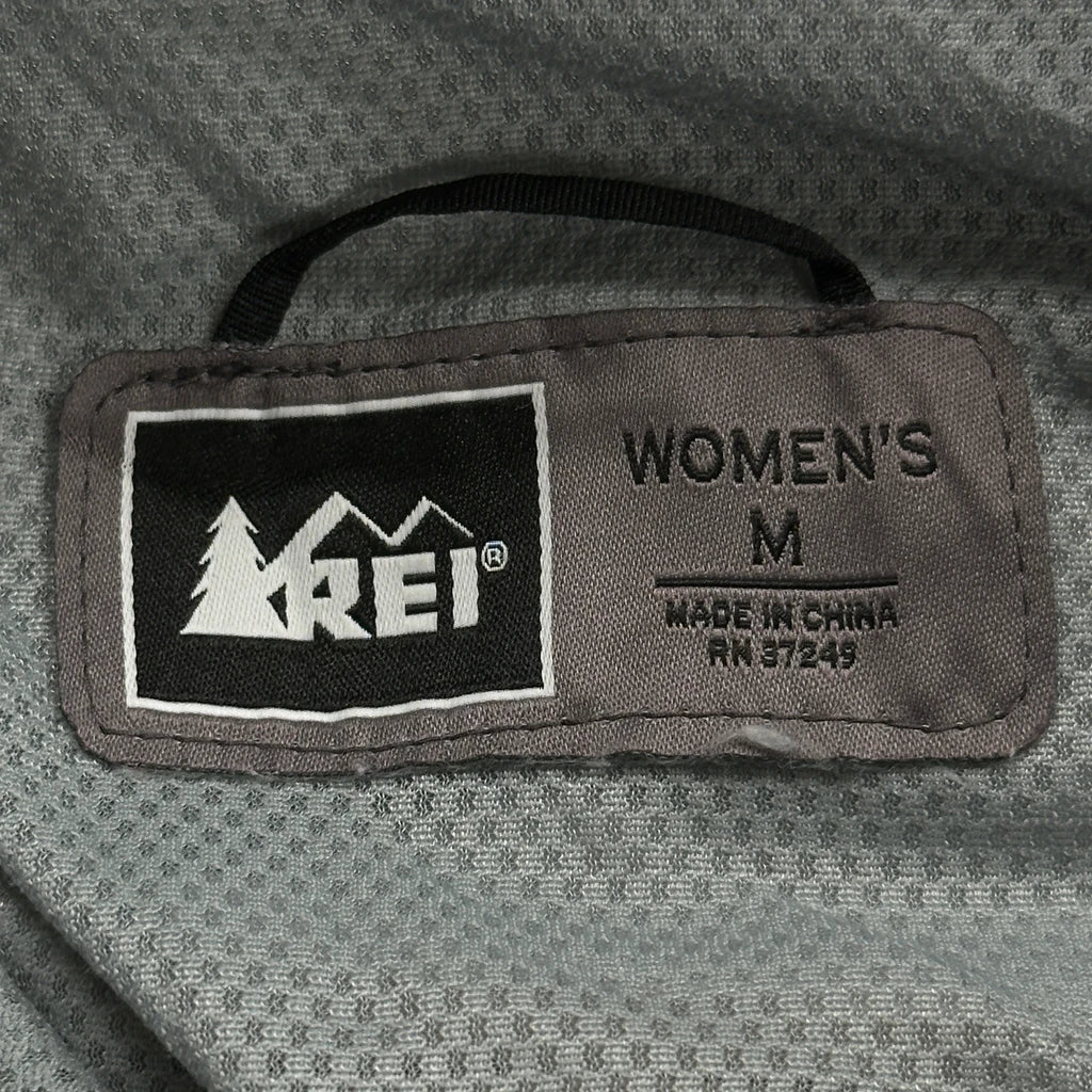 Rei Waterproof Jacket - Medium Black Polyester - Image 3