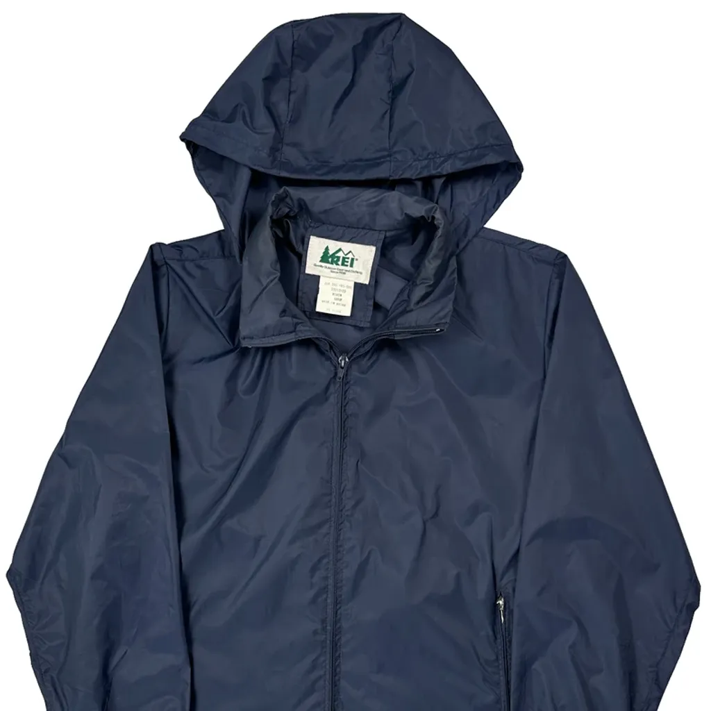 Rei Windbreaker - Large Navy Nylon - Image 4