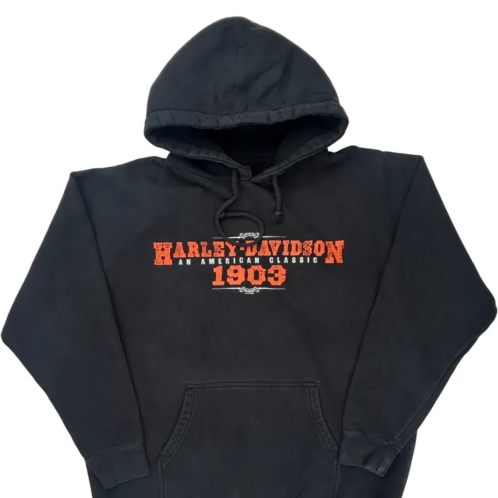 Reiman'S Harley-Davidson Harley Davidson Graphic Hoodie - XL Black Cotton Blend - Image 5