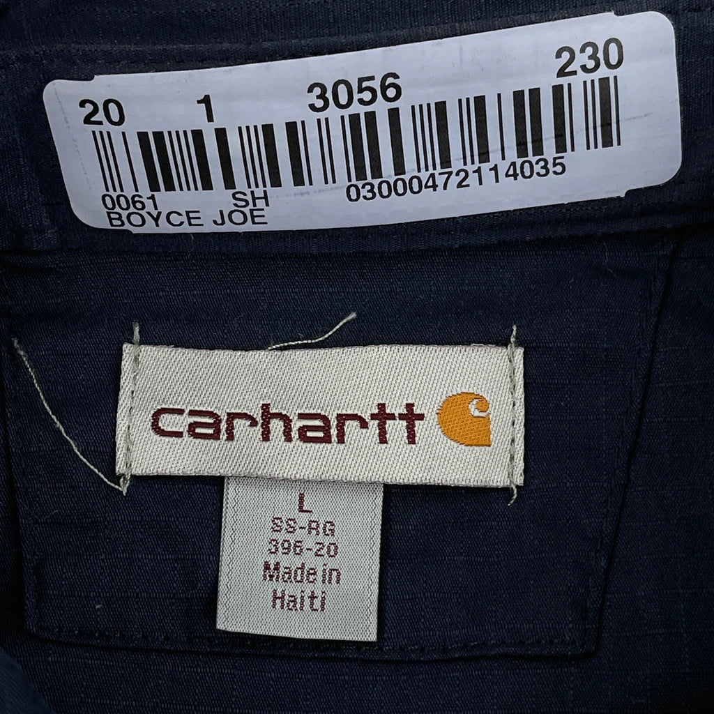 Reliable Equipment Carhartt Short Sleeve Shirt - Large Blue Cotton - Image 3