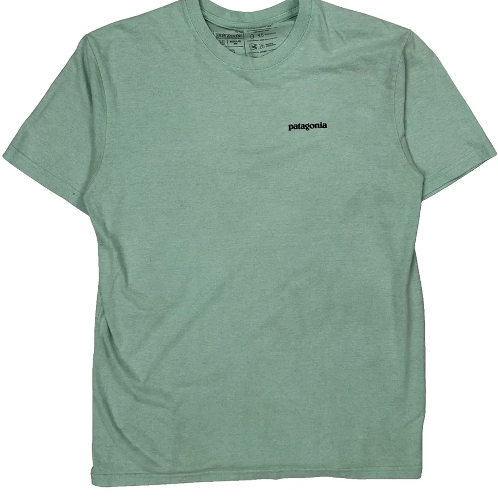 Responsibili-Tee Patagonia T-Shirt - Medium Green Cotton - Image 4