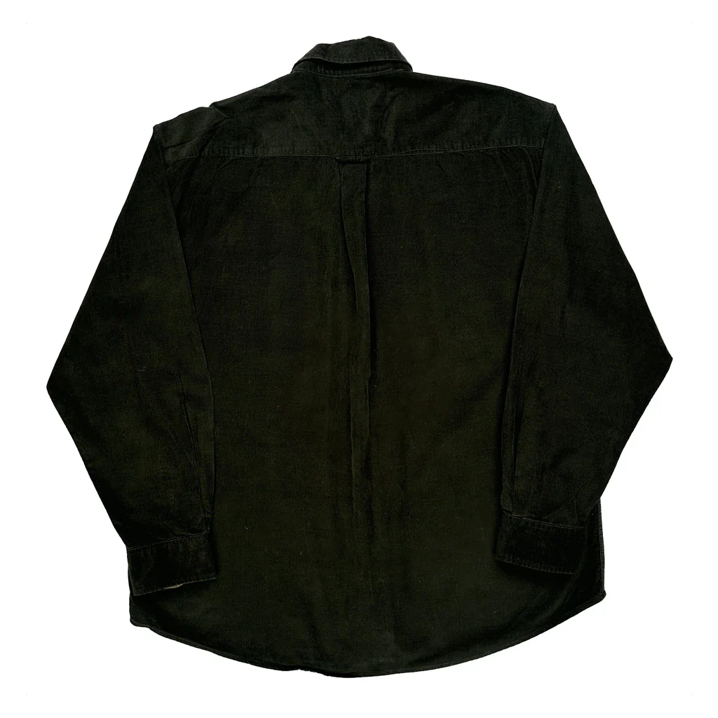 Retreat Cord Shirt - XL Green Cotton - Image 2