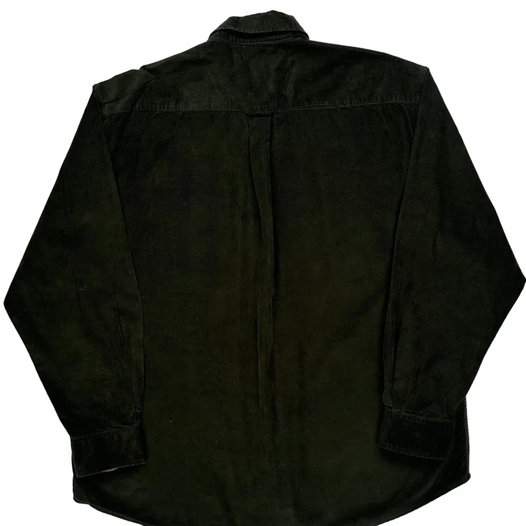 Retreat Cord Shirt - XL Green Cotton - Image 7