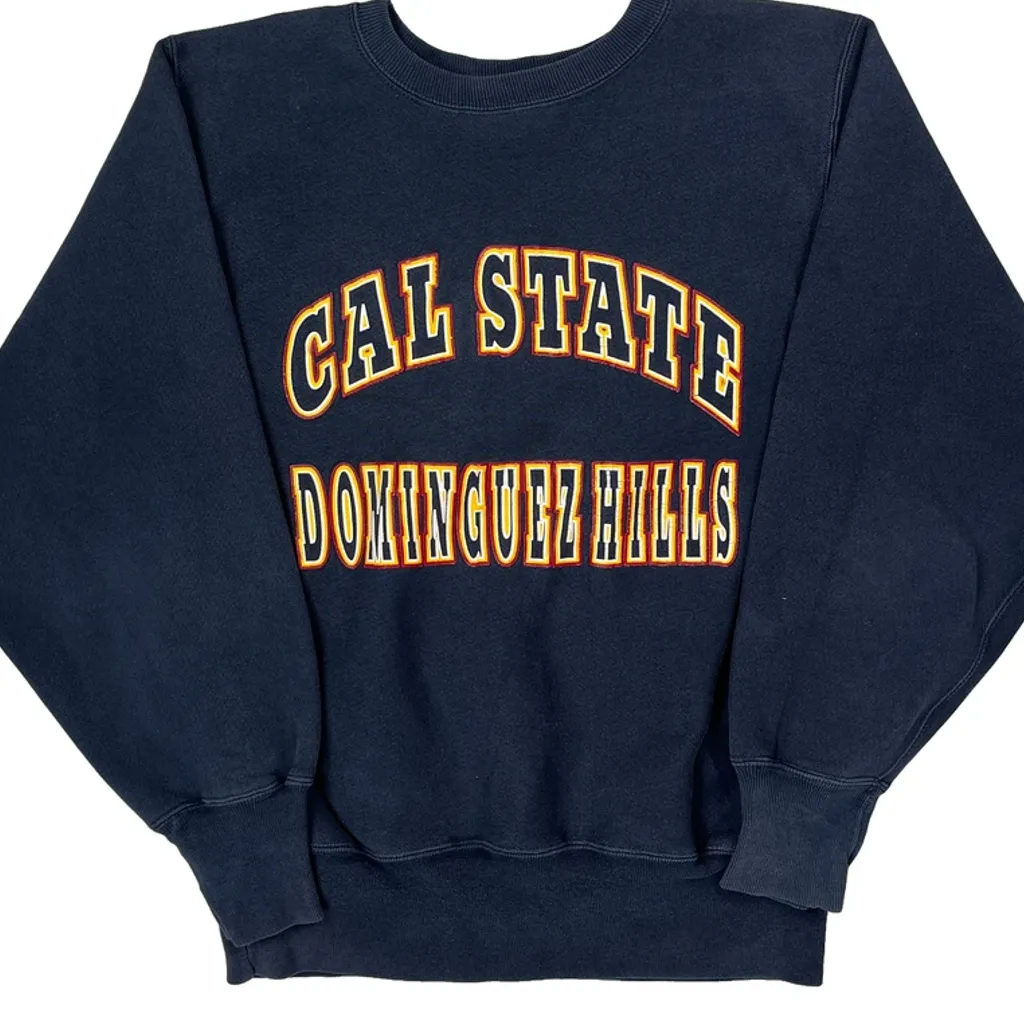 Reverse Weave Cal State Champion Sweatshirt - Medium Navy Cotton - Image 4