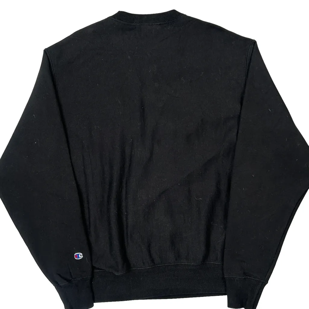 Reverse Weave Champion 1/4 Zip - Large Black Cotton - Image 7