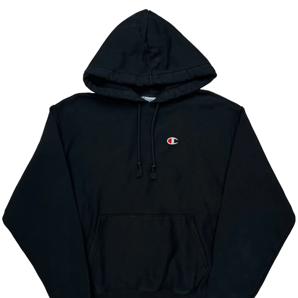 Reverse Weave Champion Hoodie - Large Black Cotton - Image 5