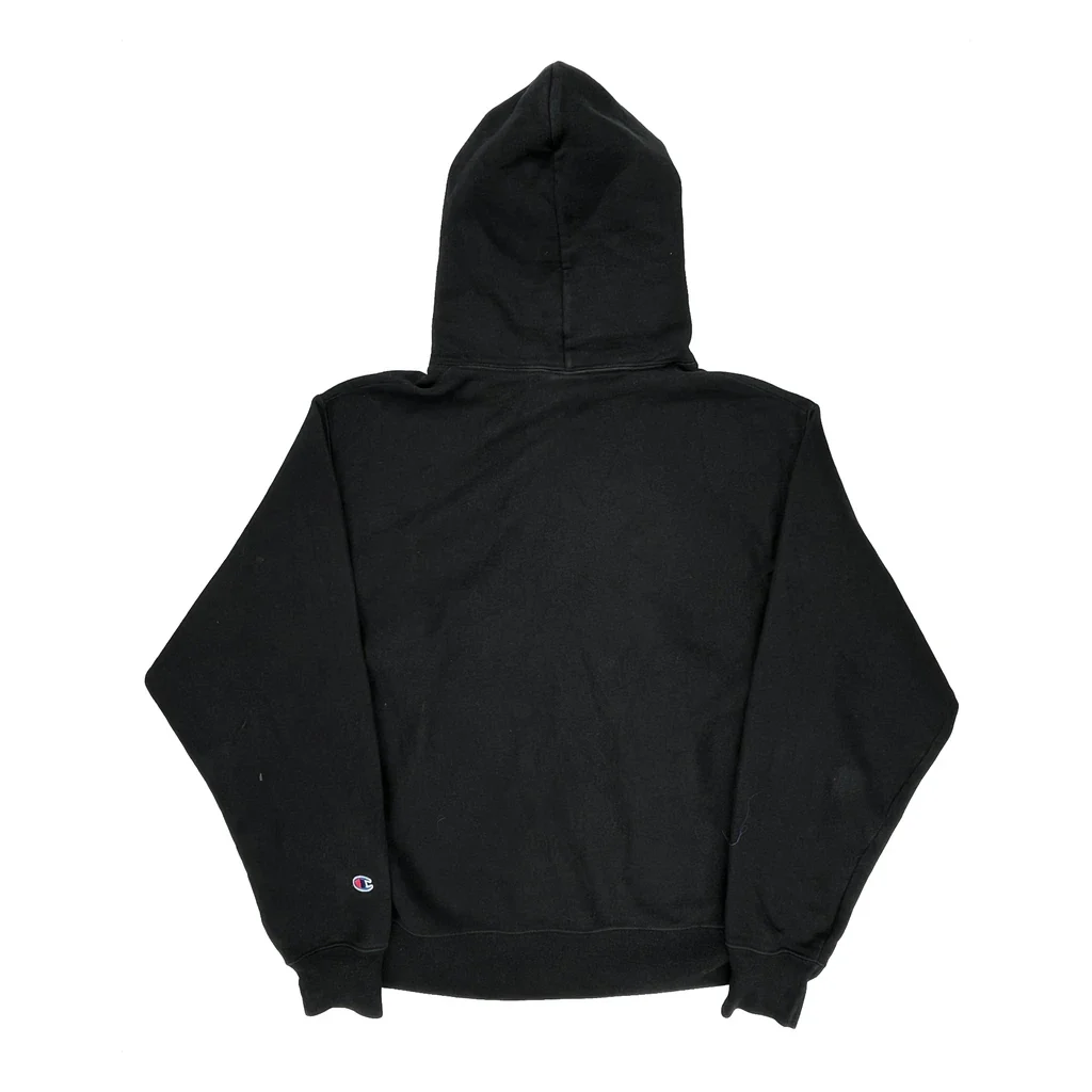 Reverse Weave Champion Hoodie - Large Black Cotton - Image 2
