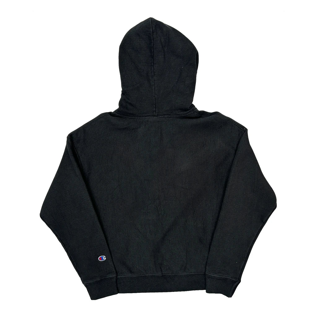 Reverse Weave Champion Hoodie - Large Black Cotton - Image 2