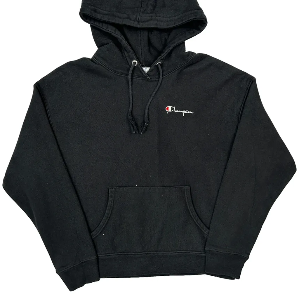 Reverse Weave Champion Hoodie - Large Black Cotton - Image 5