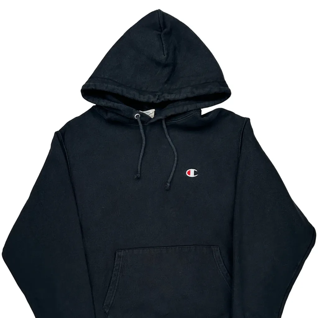 Reverse Weave Champion Hoodie - Medium Black Cotton - Image 4