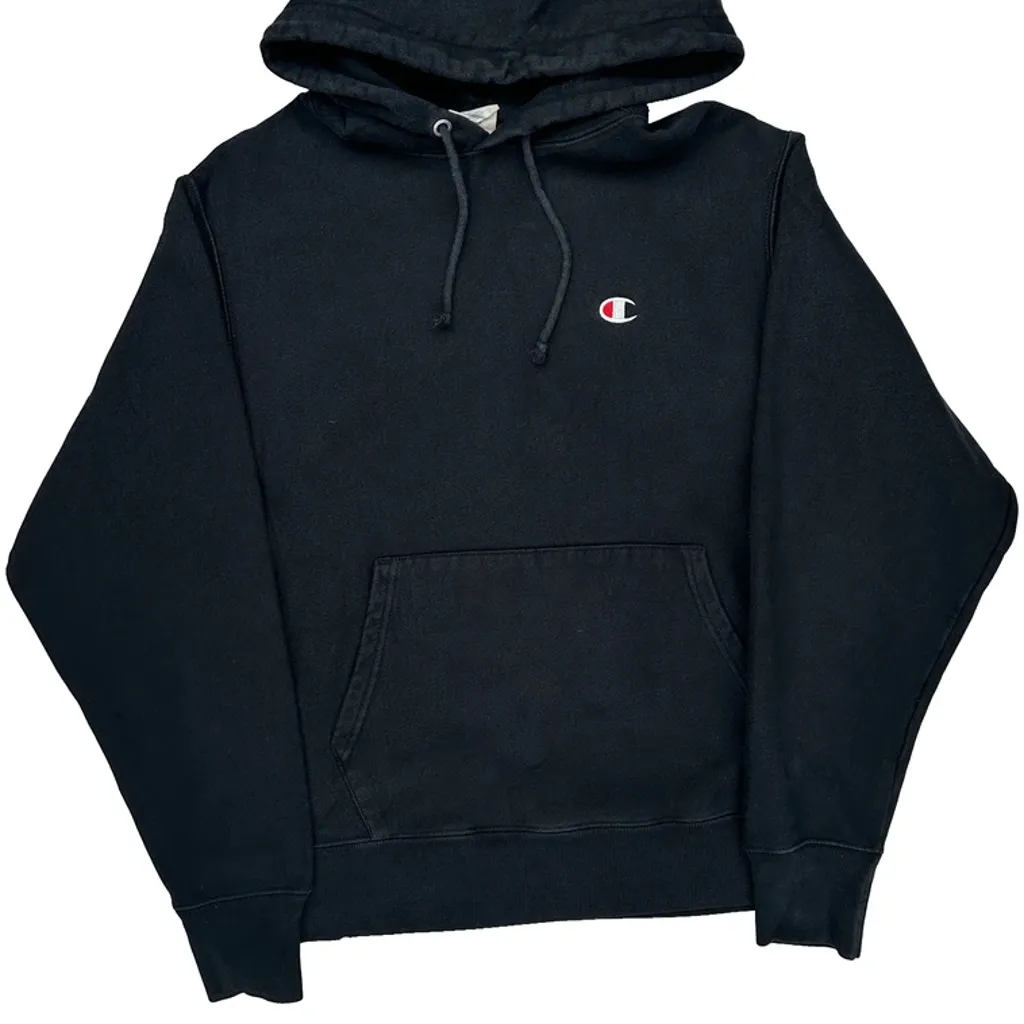 Reverse Weave Champion Hoodie - Medium Black Cotton - Image 5