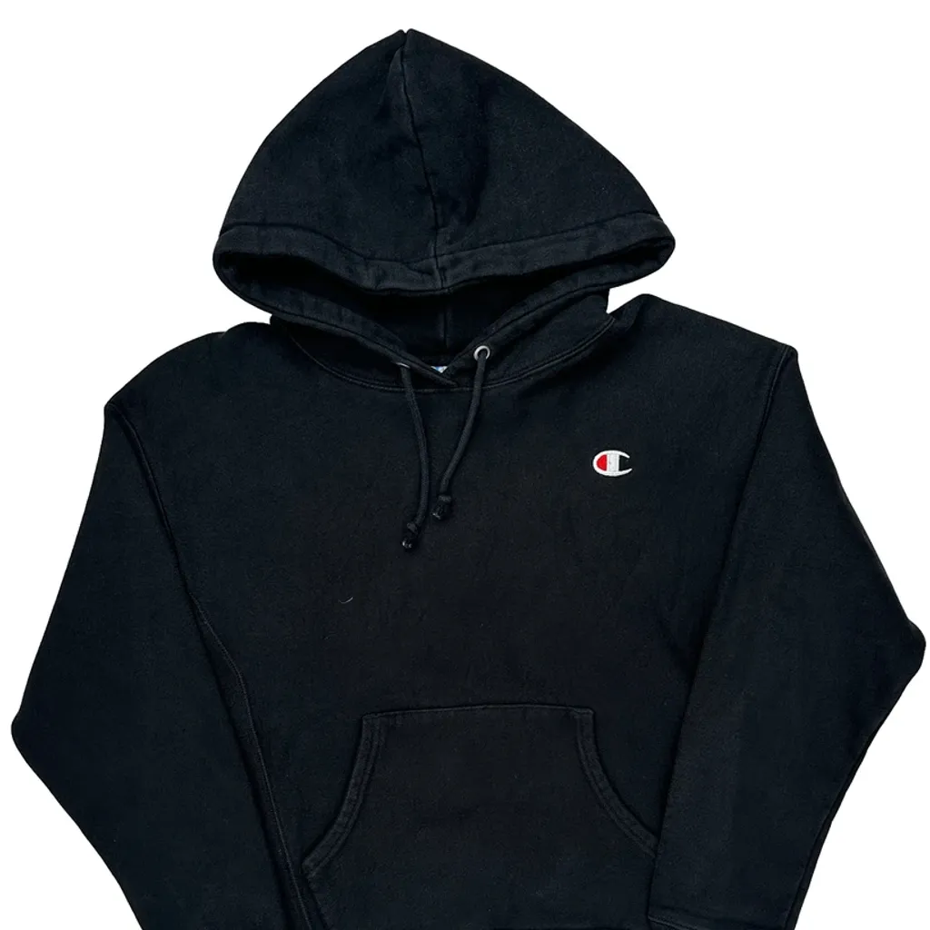 Reverse Weave Champion Hoodie - Medium Black Cotton - Image 5
