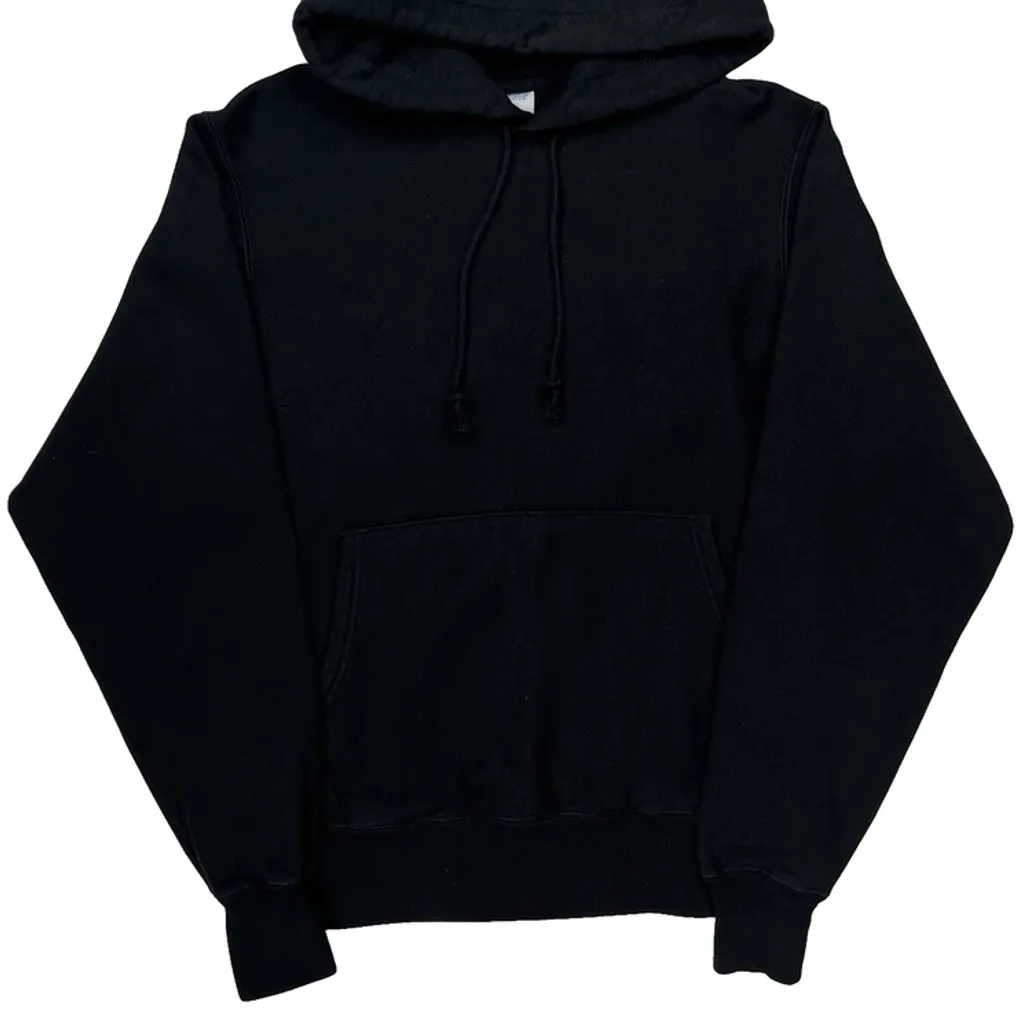 Reverse Weave Champion Hoodie - Small Black Cotton - Image 4