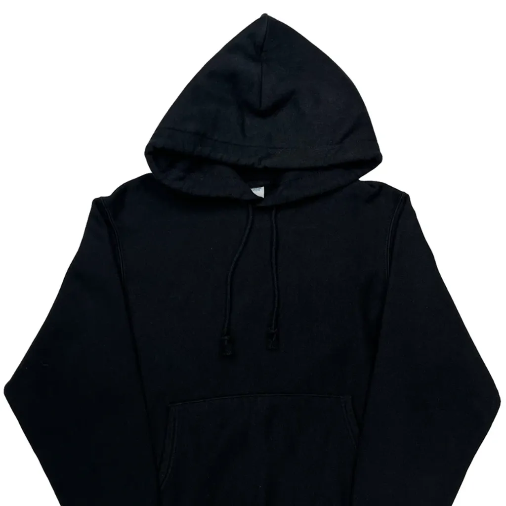 Reverse Weave Champion Hoodie - Small Black Cotton - Image 5