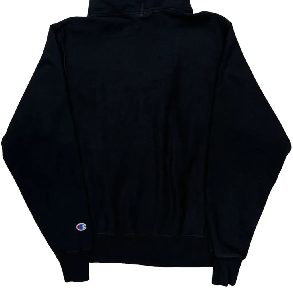 Reverse Weave Champion Hoodie - Small Black Cotton - Image 7