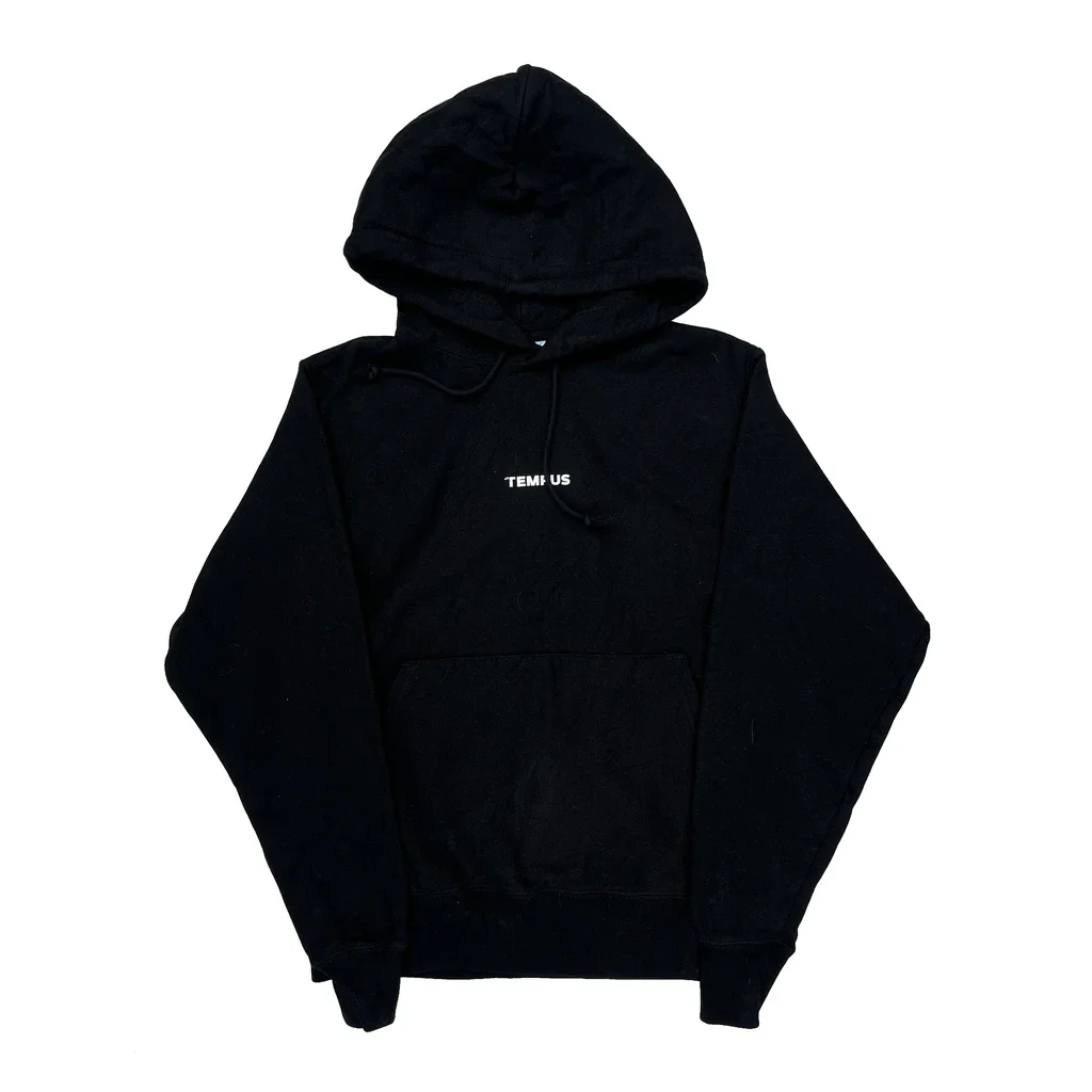 Reverse Weave Champion Nasdaq Listed Hoodie - Small Black Cotton