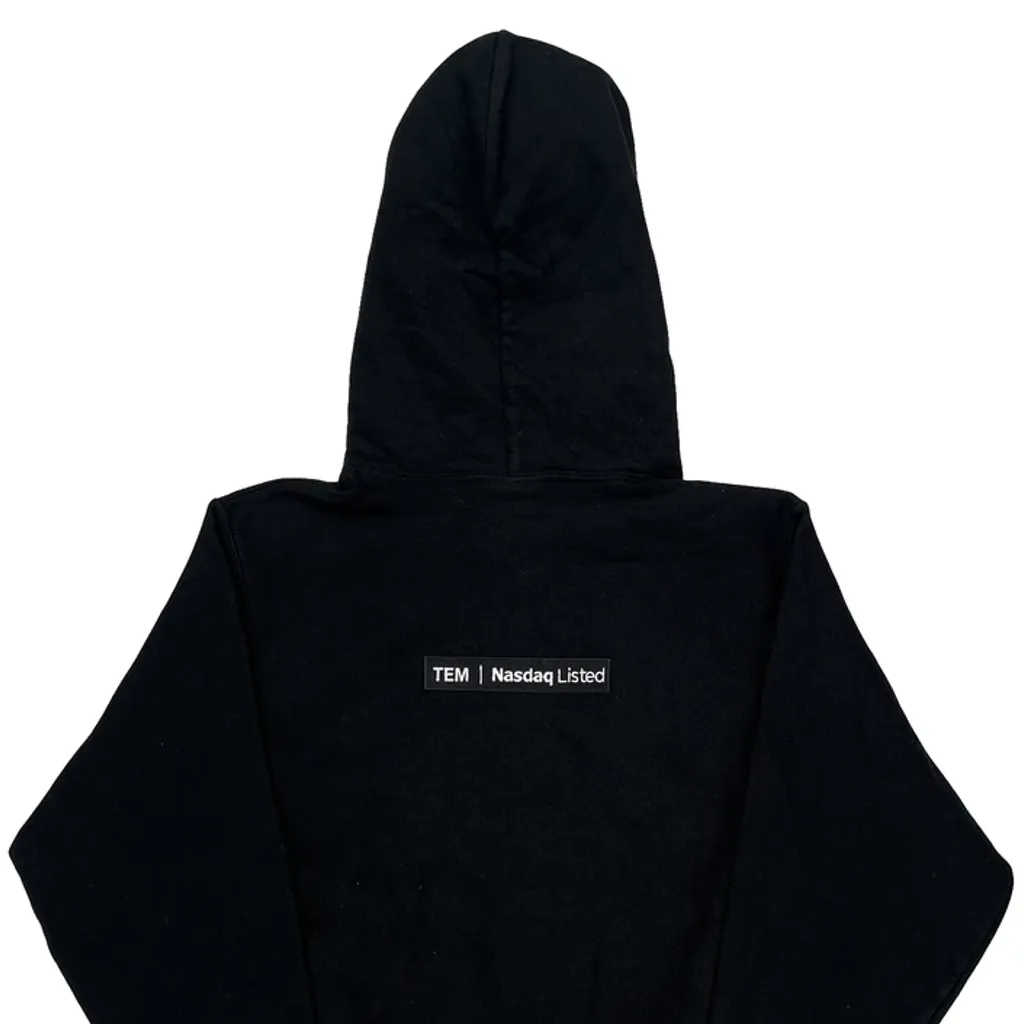 Reverse Weave Champion Nasdaq Listed Hoodie - Small Black Cotton - Image 7