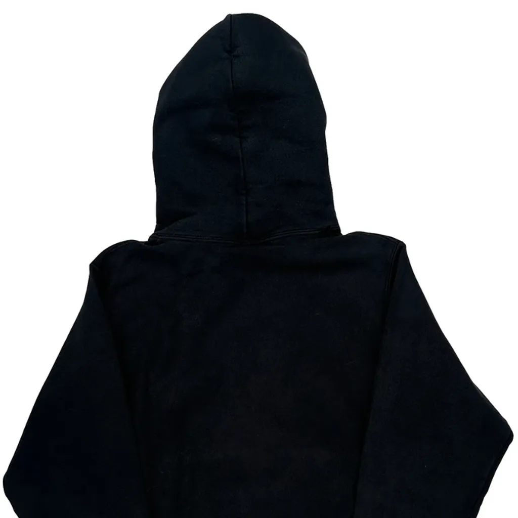 Reverse Weave Champion Hoodie - Small Black Cotton Blend - Image 7