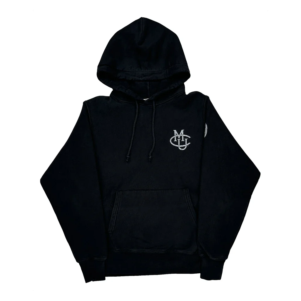 Reverse Weave Champion Hoodie - Small Black Cotton