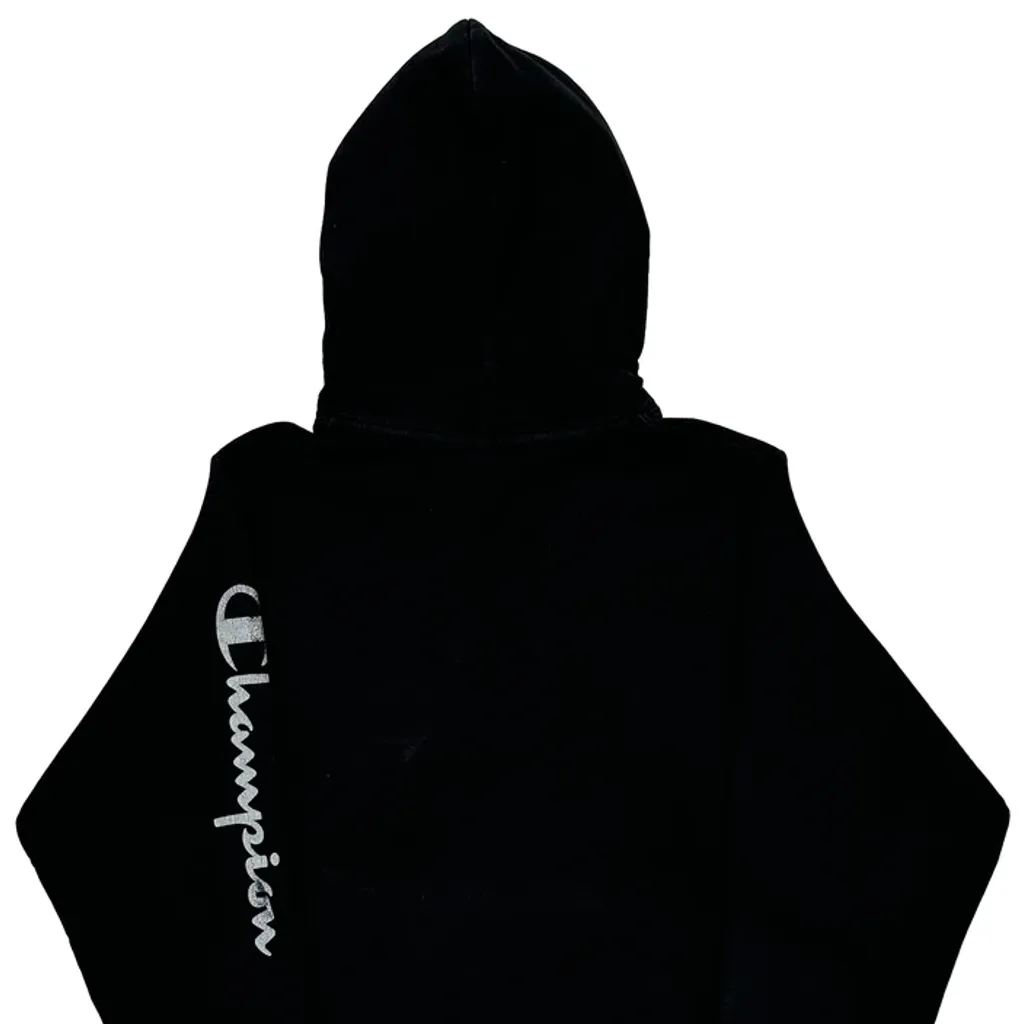 Reverse Weave Champion Hoodie - Small Black Cotton - Image 6
