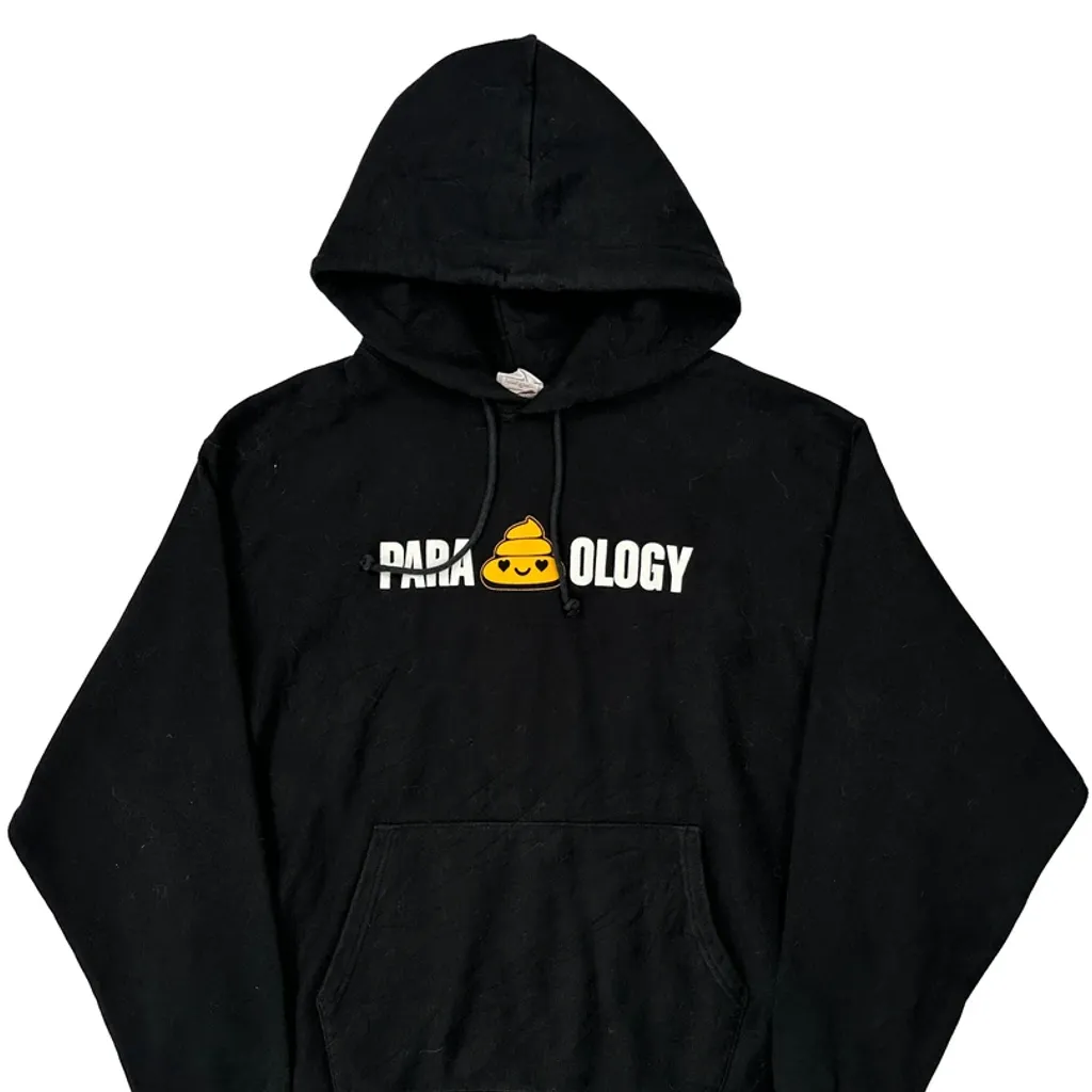 Reverse Weave Champion Graphic Hoodie - XL Black Cotton - Image 7