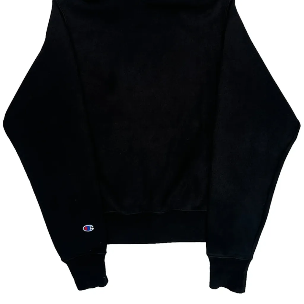 Reverse Weave Champion Hoodie - XS Black Cotton Blend - Image 6