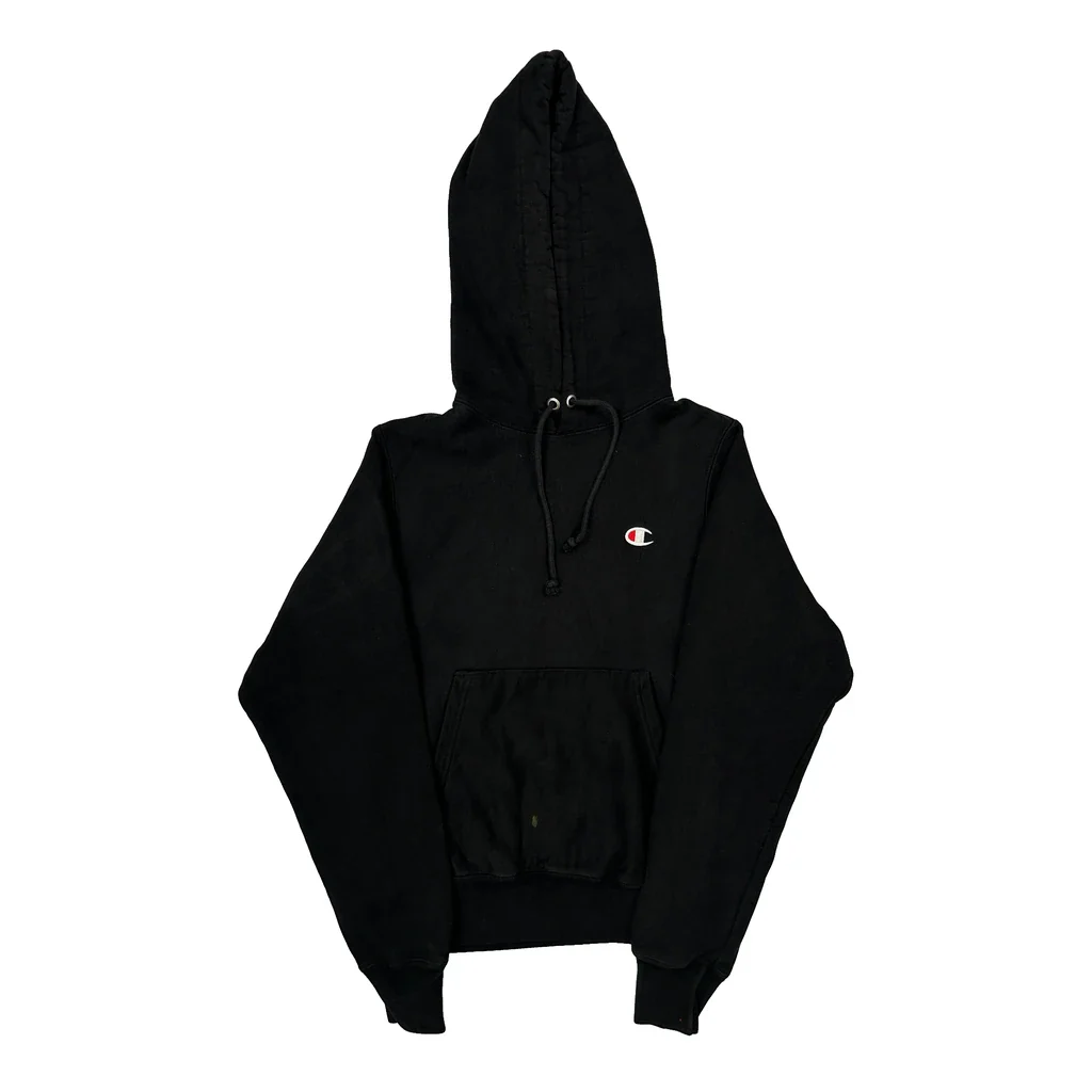 Reverse Weave Champion Hoodie - XS Black Cotton