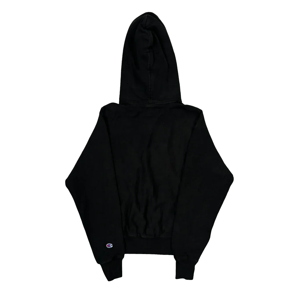 Reverse Weave Champion Hoodie - XS Black Cotton - Image 2