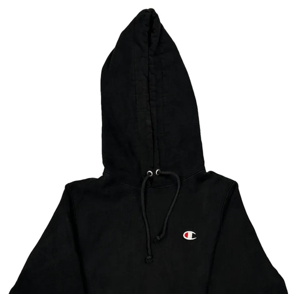 Reverse Weave Champion Hoodie - XS Black Cotton - Image 4