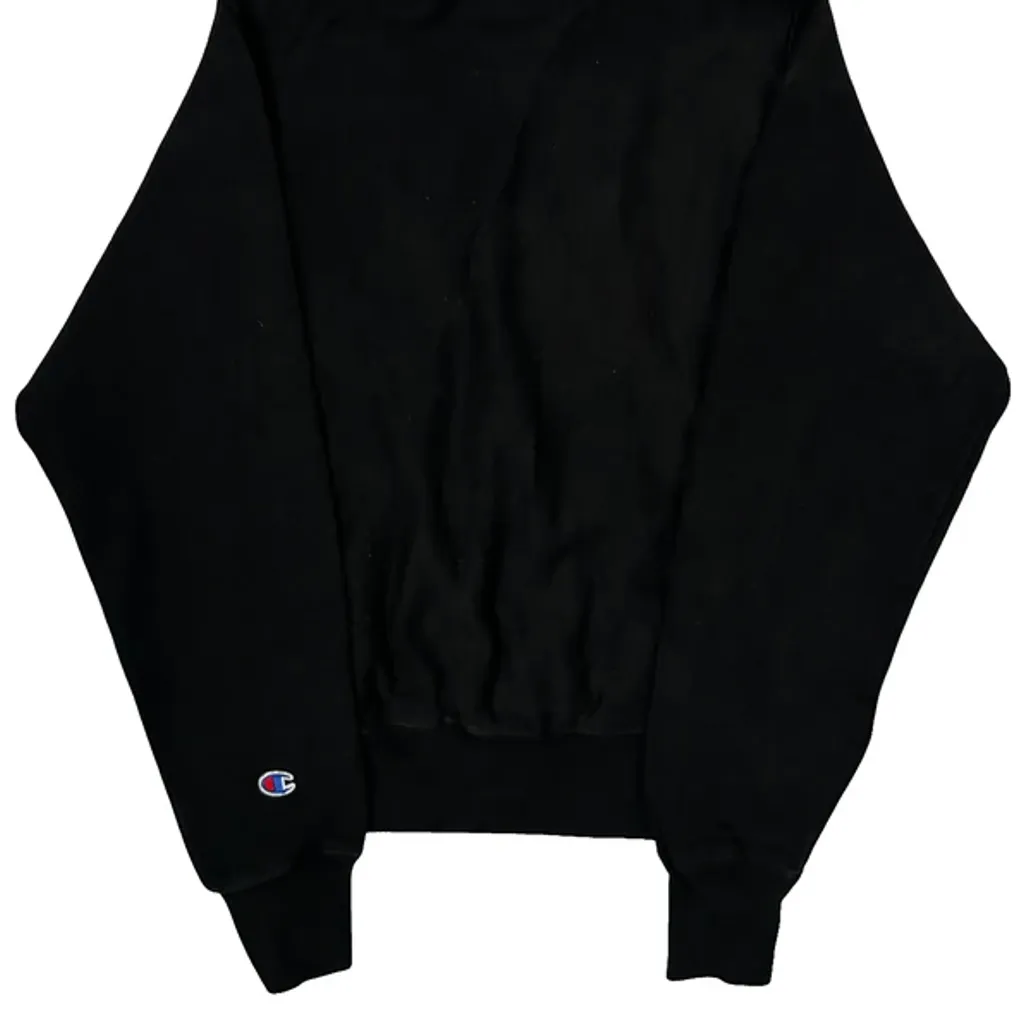 Reverse Weave Champion Hoodie - XS Black Cotton - Image 6
