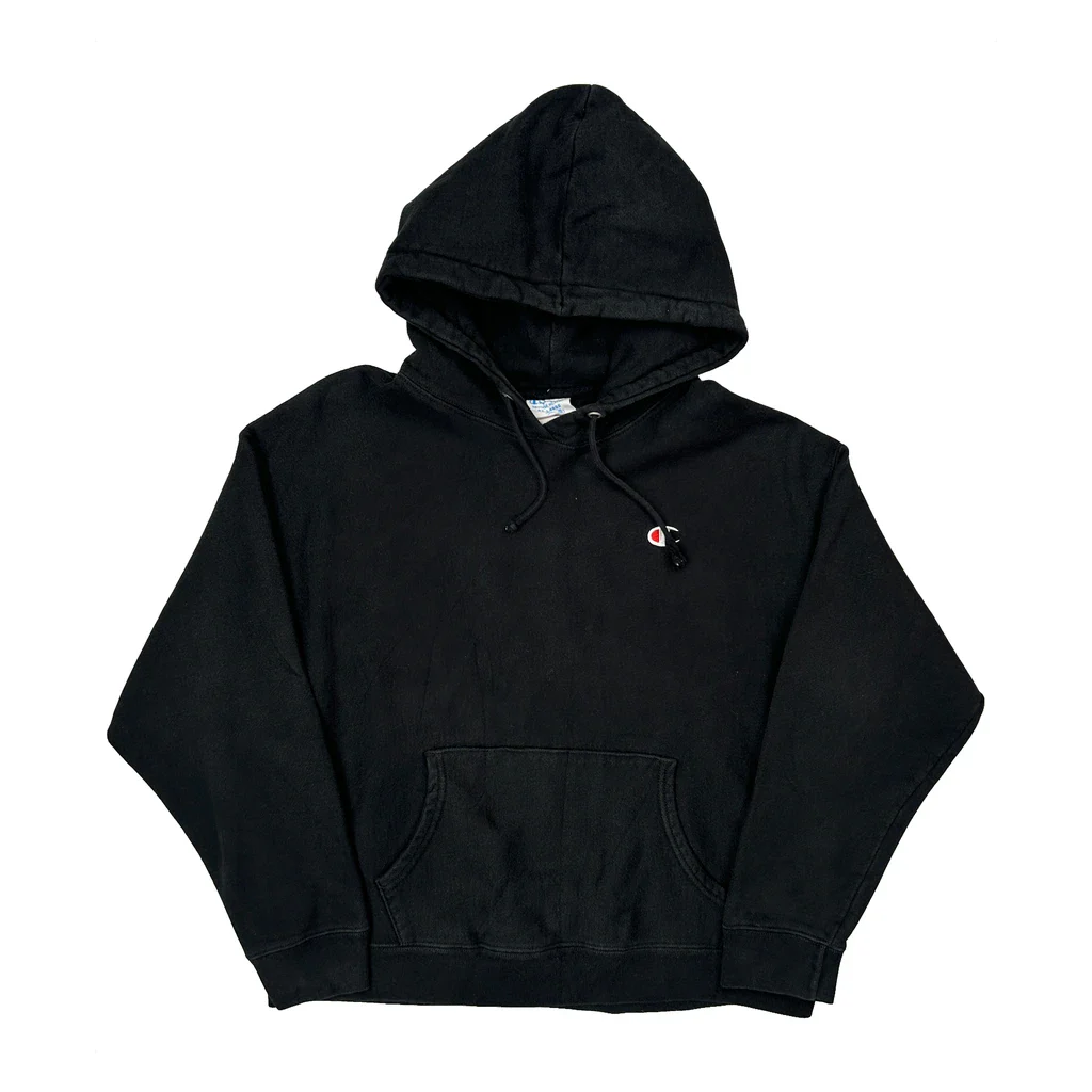 Reverse Weave Champion Hoodie - 2XL Black Cotton