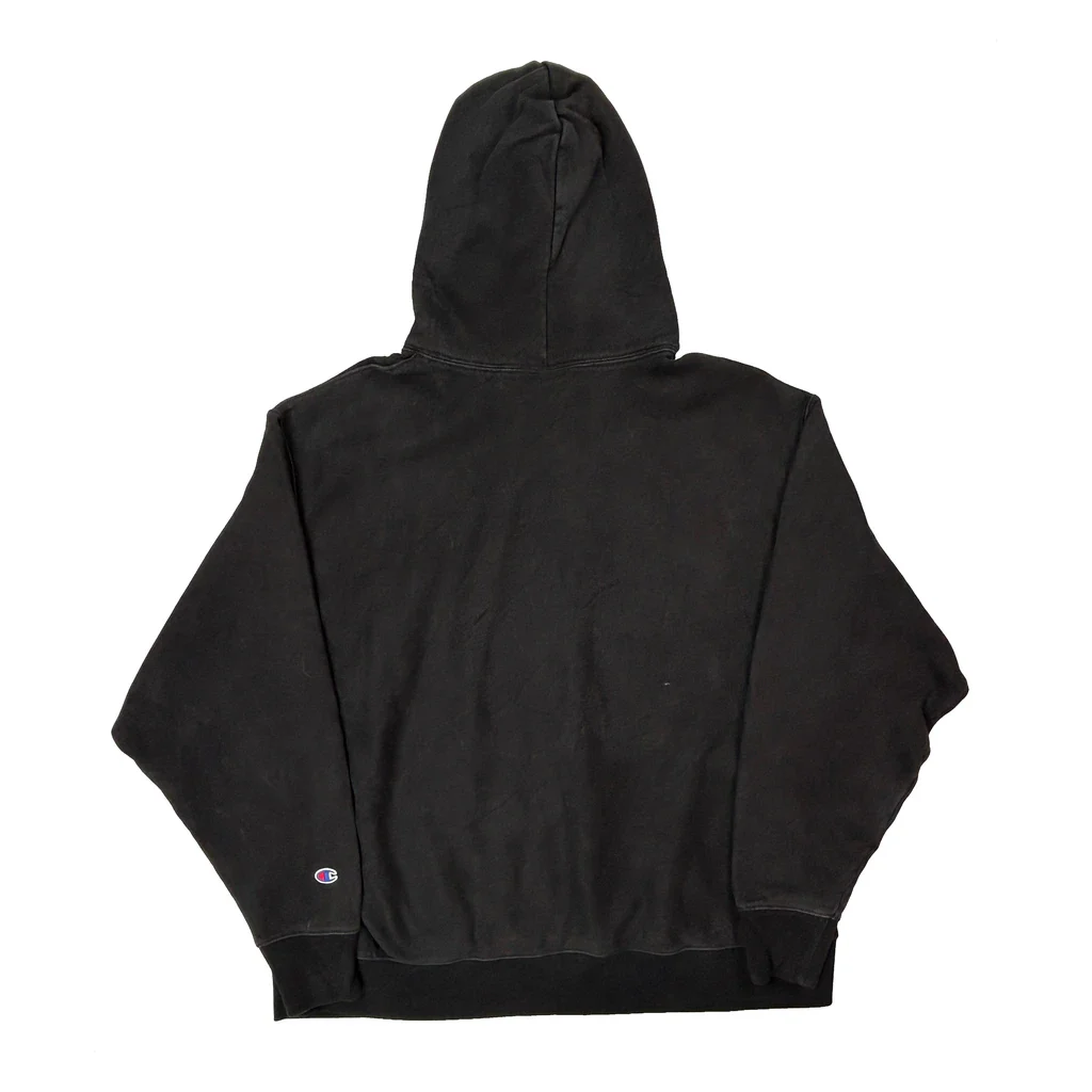 Reverse Weave Champion Hoodie - 2XL Black Cotton - Image 2