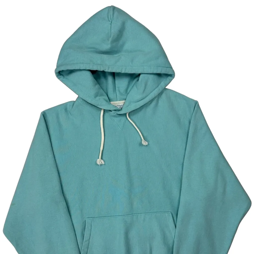 Reverse Weave Champion Hoodie - Medium Blue Cotton - Image 5