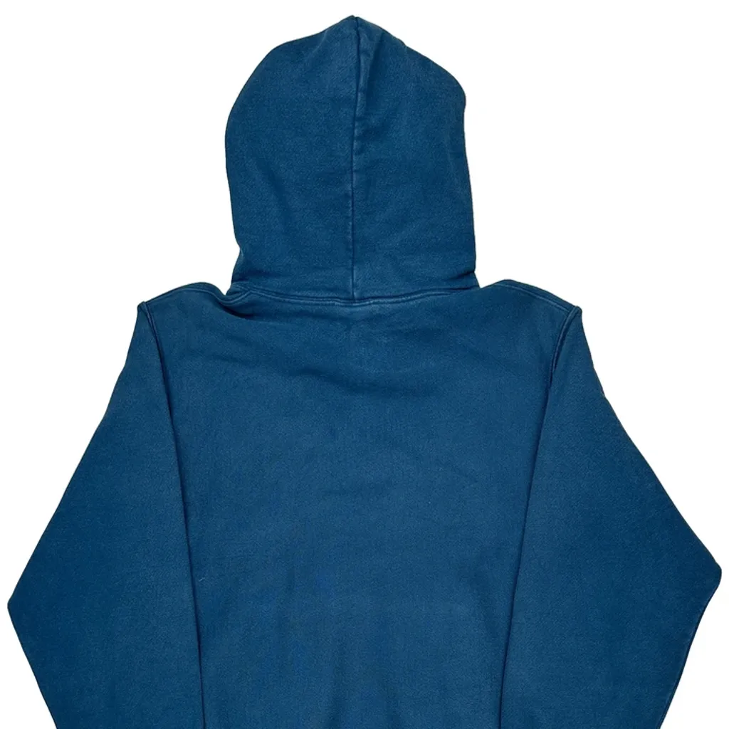 Reverse Weave Champion Hoodie - Small Blue Cotton - Image 7